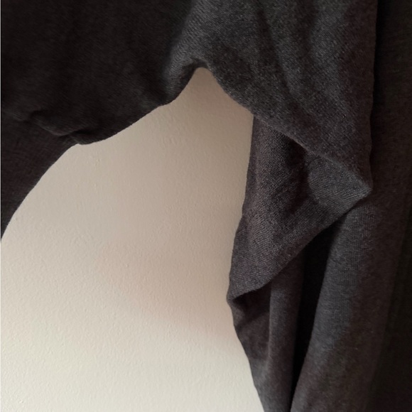 Mersea Chelsea Kimono on Inkwell Charcoal Grey One Size Open Front Cardigan - Picture 14 of 15